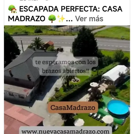 Casa Madrazo Con Piscina Y Parrillas 컨트리하우스 *